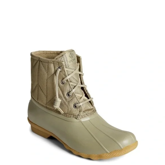 Sperry Saltwater Duck Boot Sage Green - Picture 3 of 7